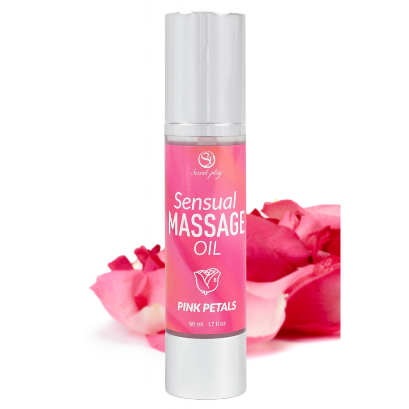 Huile de massage pétales de roses 50 ml Secret Play