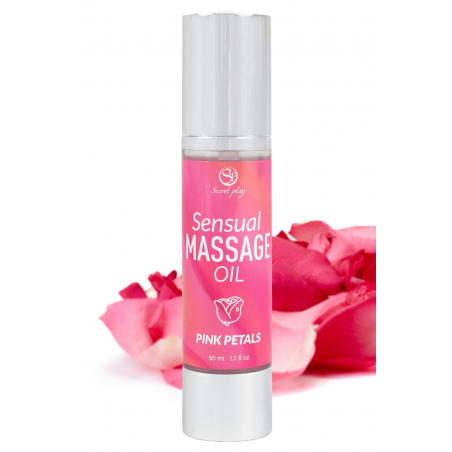 Huile de massage pétales de roses 50 ml Secret Play