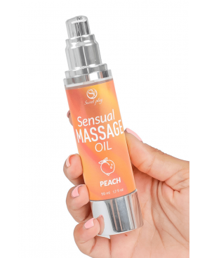 Huile de massage pêche 50 ml Secret Play