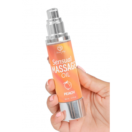 Huile de massage pêche 50 ml Secret Play