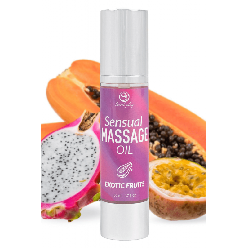 Huile de massage fruits exotiques 50 ml Secret Play