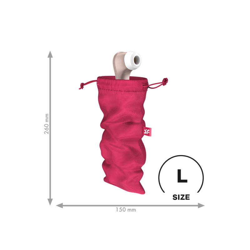 Sac de rangement sextoys rose taille L Treasure Bag Satisfyer 