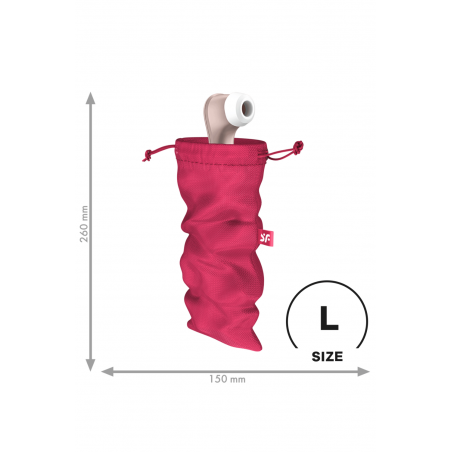 Sac de rangement sextoys rose taille L Treasure Bag Satisfyer 