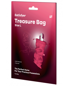 Sac de rangement sextoys rose taille L Treasure Bag Satisfyer 