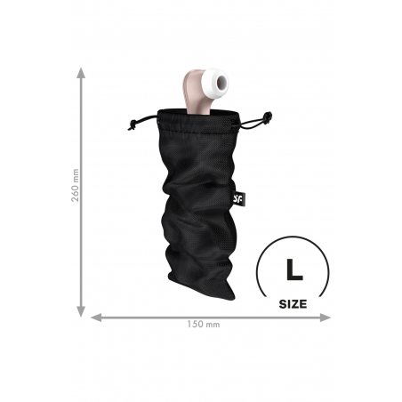 Sac de rangement sextoys noir taille L Treasure Bag Satisfyer 
