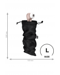 Sac de rangement sextoys noir taille L Treasure Bag Satisfyer 
