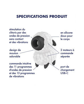 Stimulateur clitoridien Dreamy Sheep Satisfyer 