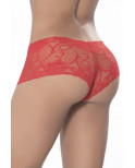 Boyshort dentelle Rouge - MAL90RED