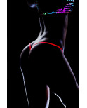 Clip Y Back Thong   - MAL1092WPK