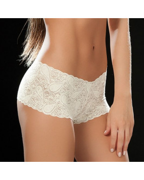 Boyshort dentelle blanc - MAL90WHT