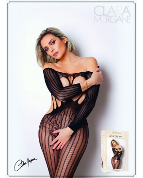 Bodystocking manches longues seins nus - Le Numéro 5 - Collection Bodystocking - CM99005