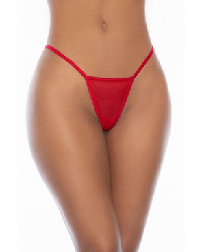 Nuisette rouge et string assorti - MAL7507RD