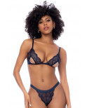 Ensemble 3 pièces bleu nuit - MAL8872MNBL