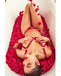 Ensemble 2 pièces rouge - MAL8907RD