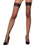 Bas filet noir autofixants - DG0115BLK