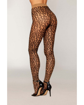 Collant imprimé Léopard - DG0496NBK