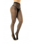 Collant résille sexy noire - MAL1107BLK
