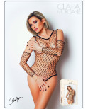 Body noire fine résille - Le Numéro 3 - Collection Body - CM98004