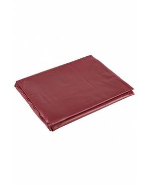Drap de lit en vinyle rouge 200 x 230 cm - R250422