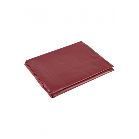 Drap de lit en vinyle rouge 200 x 230 cm - R250422