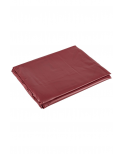 Drap de lit en vinyle rouge 200 x 230 cm - R250422