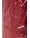 Drap de lit en vinyle rouge 200 x 230 cm - R250422
