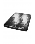 Drap de lit en vinyle noir 200 x 230 cm  - R250465