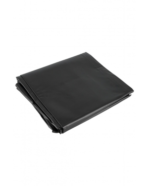 Drap de lit en vinyle noir 200 x 230 cm  - R250465