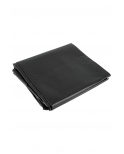 Drap de lit en vinyle noir 200 x 230 cm  - R250465