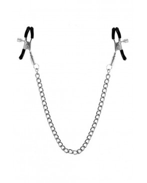Chaîne pinces à seins 45cm embouts de protection - CC570046