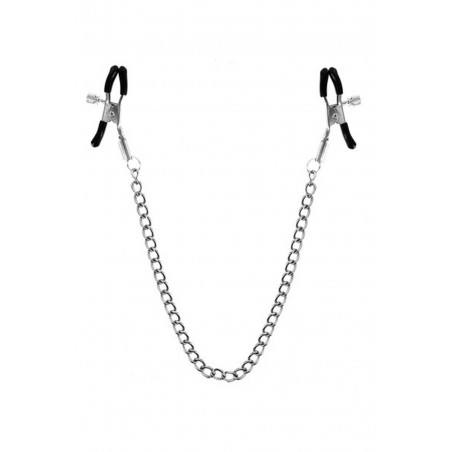 Chaîne pinces à seins 45cm embouts de protection - CC570046