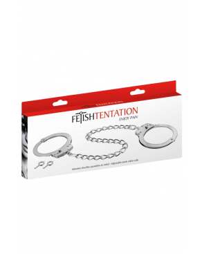 Menottes pour chevilles en métal pour utilisateurs confirmés - CC570415008020