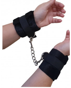 Menottes ajustable noires - 252420061