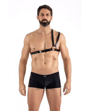 Harnais homme simili cuir double lanières sur épaule - LM302400308