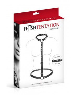 Harnais buste avec pointes picots Fetish Tentation - CC570410