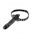Bâillon double gode noir - CC6060300010