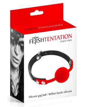 Baillon à boule rouge silicone - CC5700630030