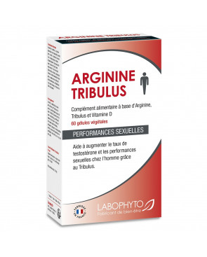 Arginine Tribulus performance sexuelle 60 gélules - LAB19