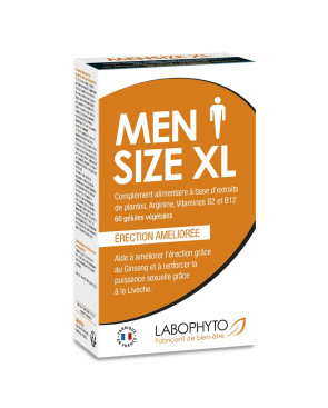 MenSize XL érection et taille 60 gélules - LAB01