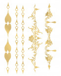 Tatouage éphémère - Effet or  - TAGold 9