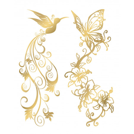 Tatouage éphémère - Effet or  - TAGold 6