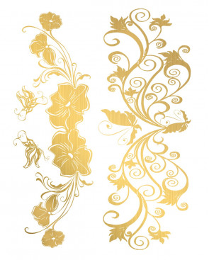 Tatouage éphémère - Effet or  - TAGold 4