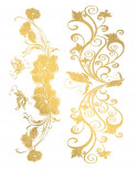 Tatouage éphémère - Effet or  - TAGold 4