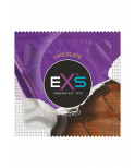 Préservatifs x2 lubrifiés en latex goût chocolat 54mm - EXS400CHOCO