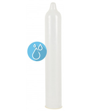 Préservatifs extra lubrifiés, en latex x12 avec réservoir Extra Wet 53 mm - R416584