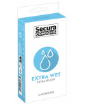 Préservatifs extra lubrifiés, en latex x12 avec réservoir Extra Wet 53 mm - R416584