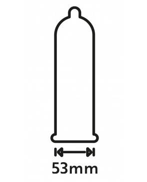 Préservatifs lubrifiés, plus épais, en latex x12 avec réservoir Extra Safe 53 mm - R416614