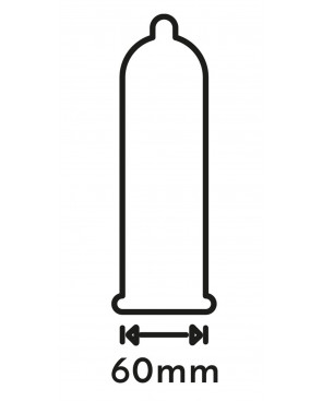 Préservatifs lubrifiés en latex x12 avec réservoir Extra Large 60 mm - R416550