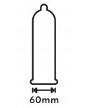 Préservatifs lubrifiés en latex x12 avec réservoir Extra Large 60 mm - R416550