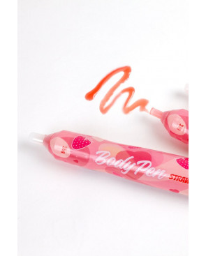 Stylo corporel bodypaint comestible fraise - SP6267